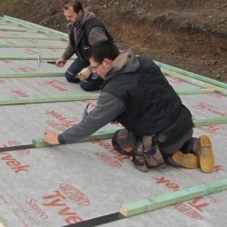 Tyvek ® Supro made by DuPont.