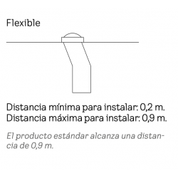 Claraboya tubular VELUX TCF para techo plano