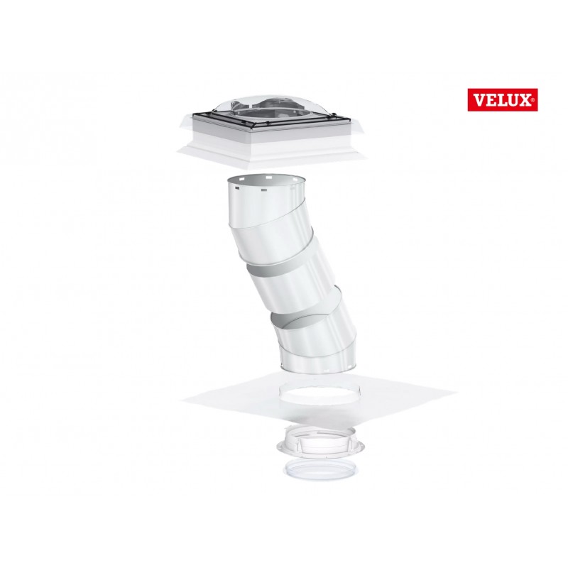Tubo solar VELUX rígido para iluminación natural en interiores sin ventanas